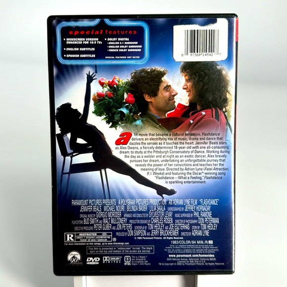 Flashdance on DVD 1983 - Picture 3 of 4